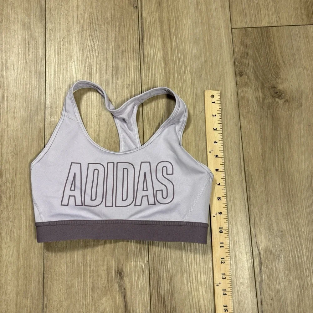 Adidas‎ Purple Logo XSmall Don't Rest Sports Bra Racerback Pullover